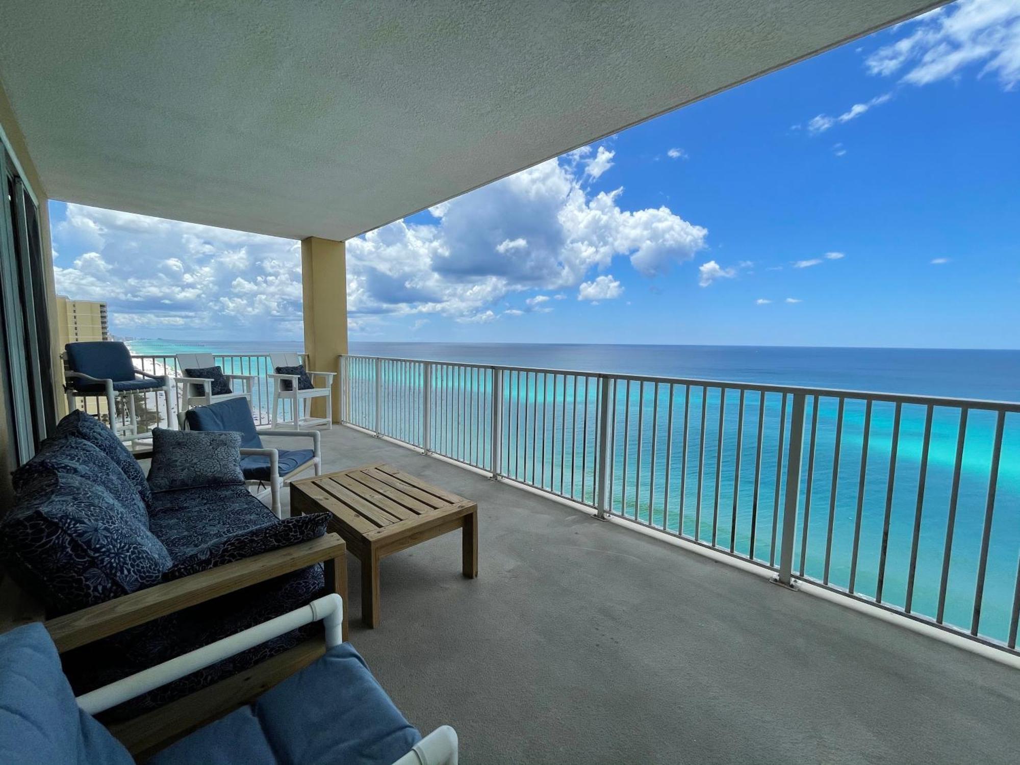 Tropic Winds 1701 Premium Corner Unit With 2 Parkings! Free Beach Chairs Service! Panama City Beach Extérieur photo