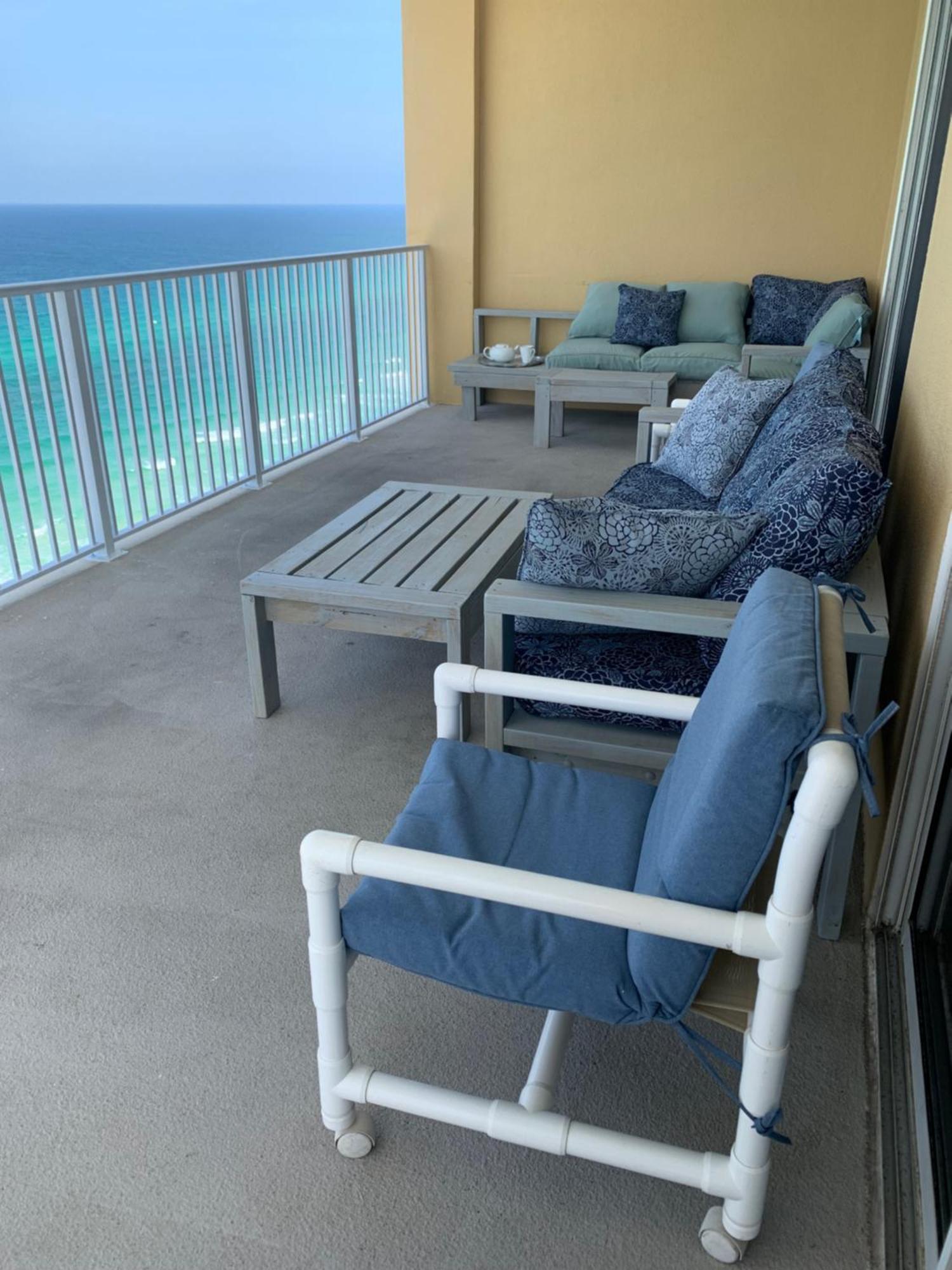 Tropic Winds 1701 Premium Corner Unit With 2 Parkings! Free Beach Chairs Service! Panama City Beach Extérieur photo