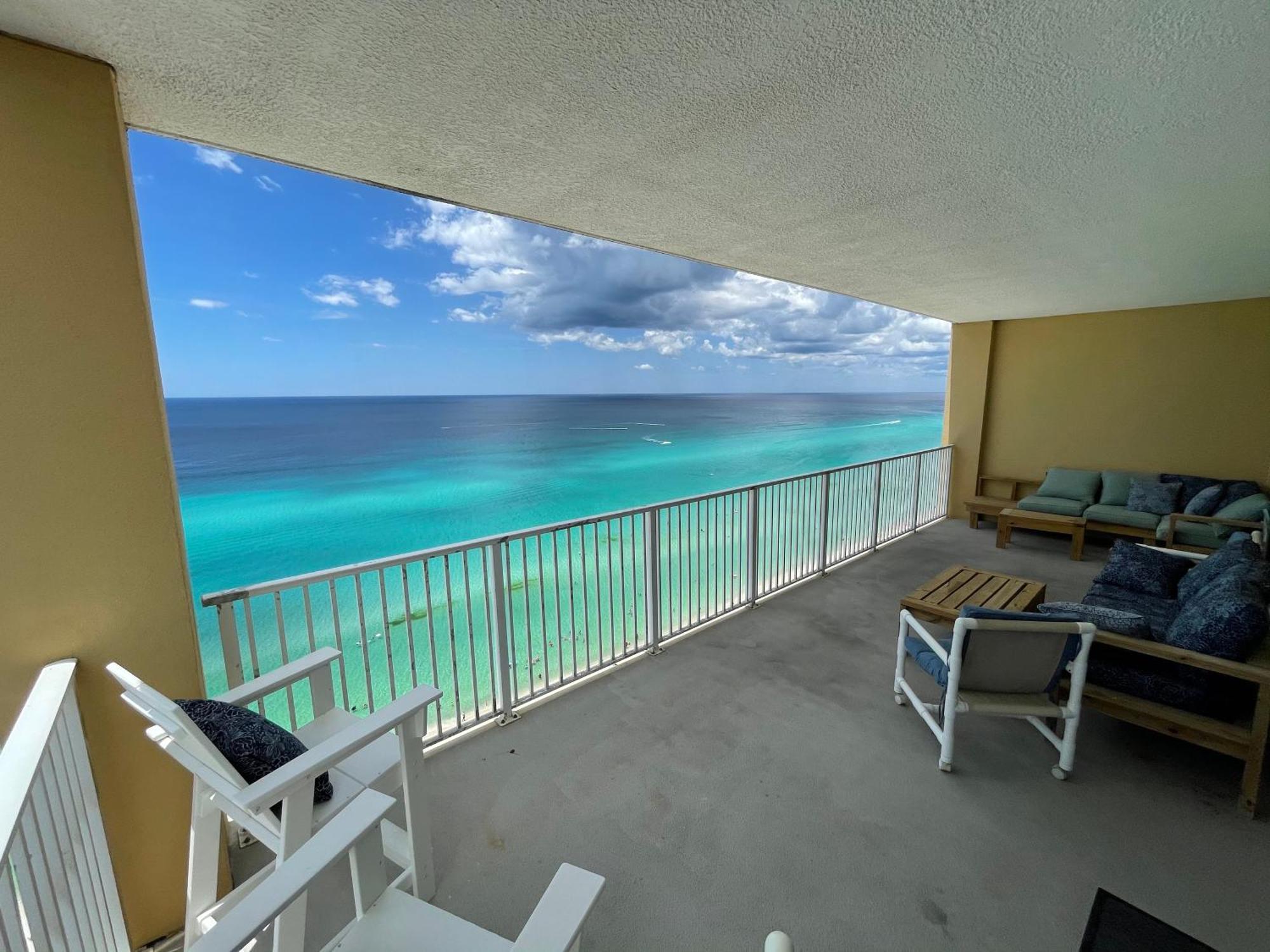 Tropic Winds 1701 Premium Corner Unit With 2 Parkings! Free Beach Chairs Service! Panama City Beach Extérieur photo